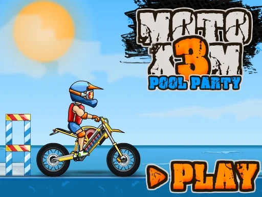 Play Moto X3M Pool Party - Famobi HTML5 Game Catalogue